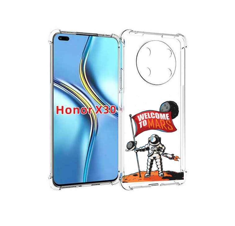 

Чехол MyPads Вэлком-Марс для Honor X30 / Magic4 Lite 5G, Прозрачный, Tocco