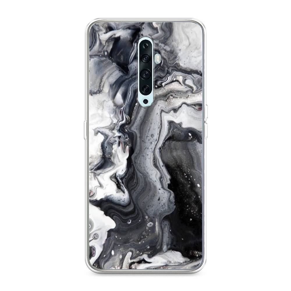 

Чехол Awog на Oppo Reno 2Z "Бело-черные сложные полосы", Разноцветный, 251850-3