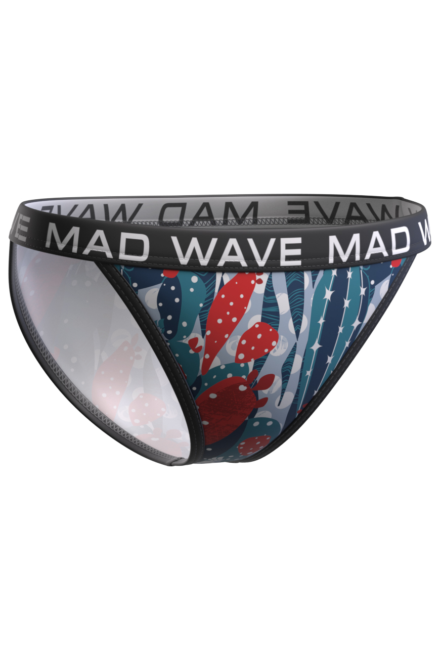 

Плавки женские Mad Wave M1460415B2W синие M, Синий, M1460415B2W