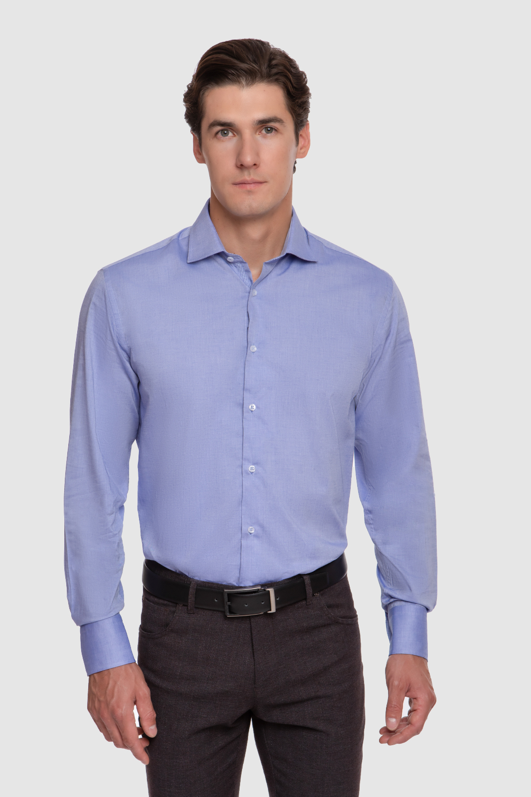 Рубашка мужская Kanzler 110014W04C101 голубая 43