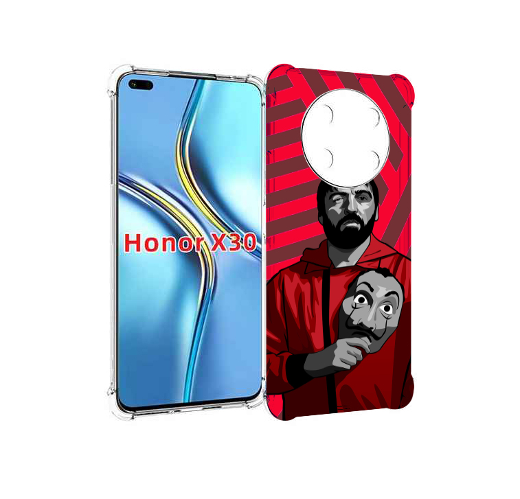 

Чехол MyPads Богата-Бумажный-дом для Honor X30 / Magic4 Lite 5G, Прозрачный, Tocco
