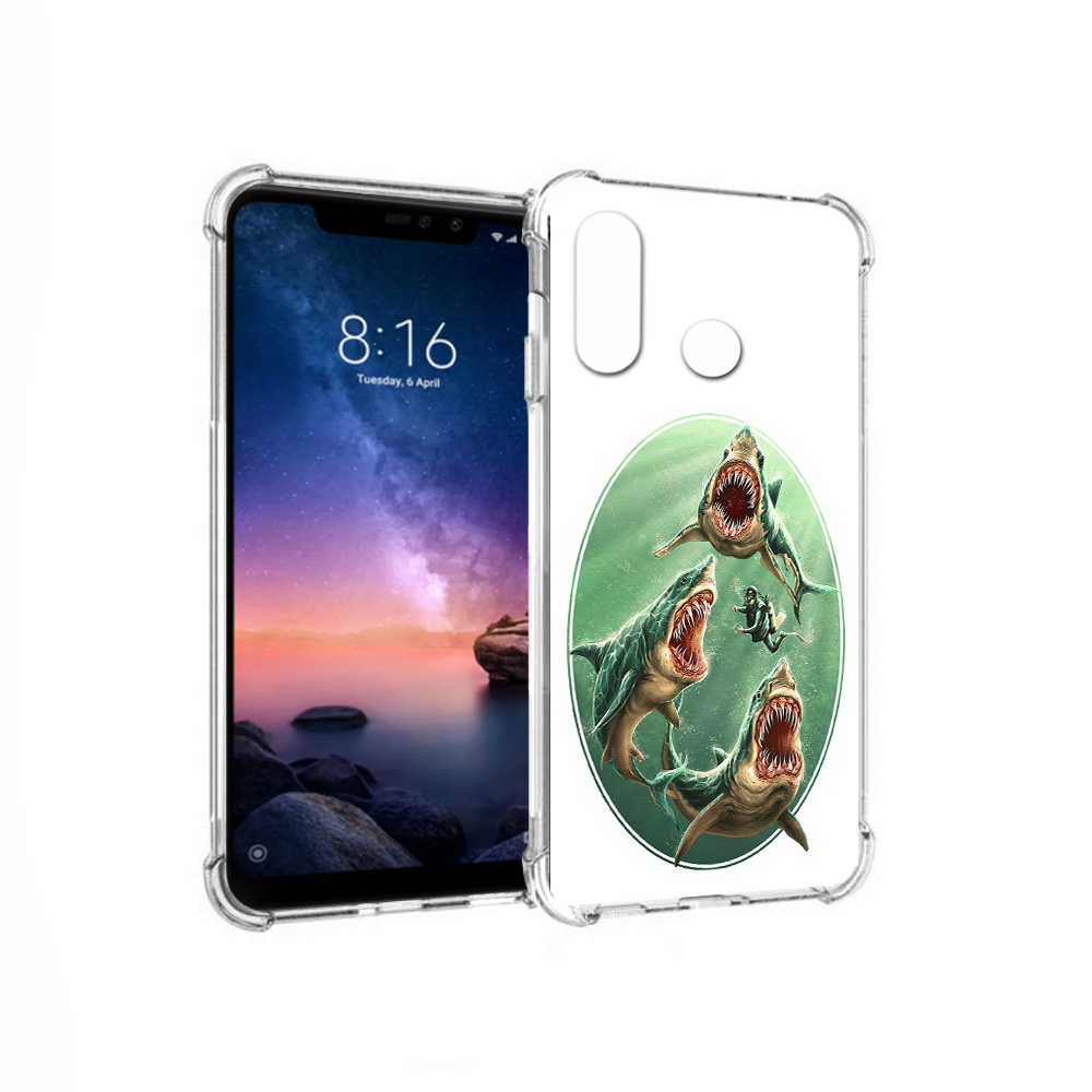 

Чехол MyPads Tocco для Xiaomi Redmi Note 6 синяя бездна (PT118671.310.600), Прозрачный, Tocco
