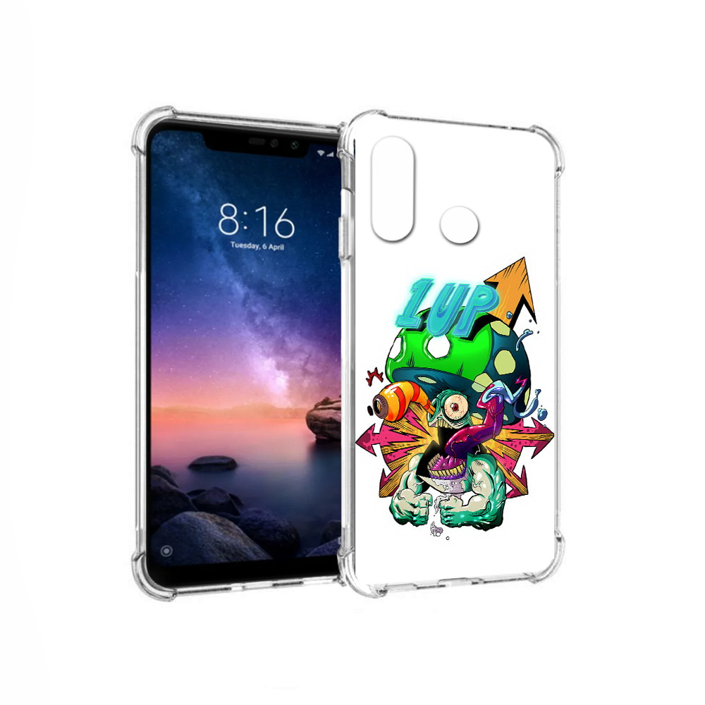 

Чехол MyPads Tocco для Xiaomi Redmi Note 6 сильный гриб абстракция (PT118671.310.599), Прозрачный, Tocco