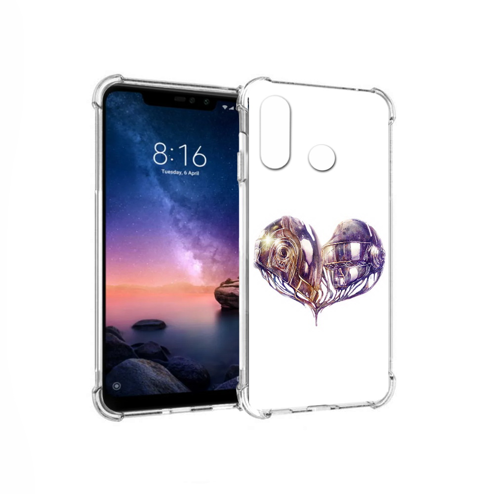 

Чехол MyPads Tocco для Xiaomi Redmi Note 6 сердце абстракция (PT118671.310.596), Прозрачный, Tocco