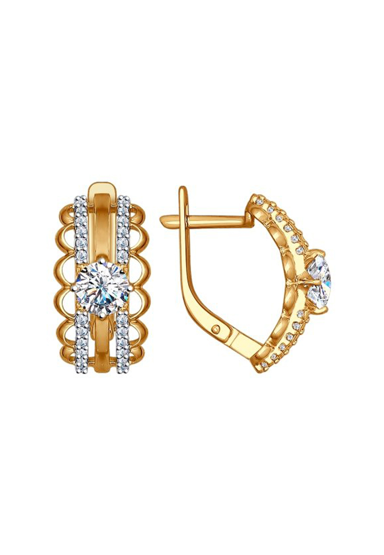 

Серьги из серебра с фианитом SOKOLOV 93020735, 93020735_k