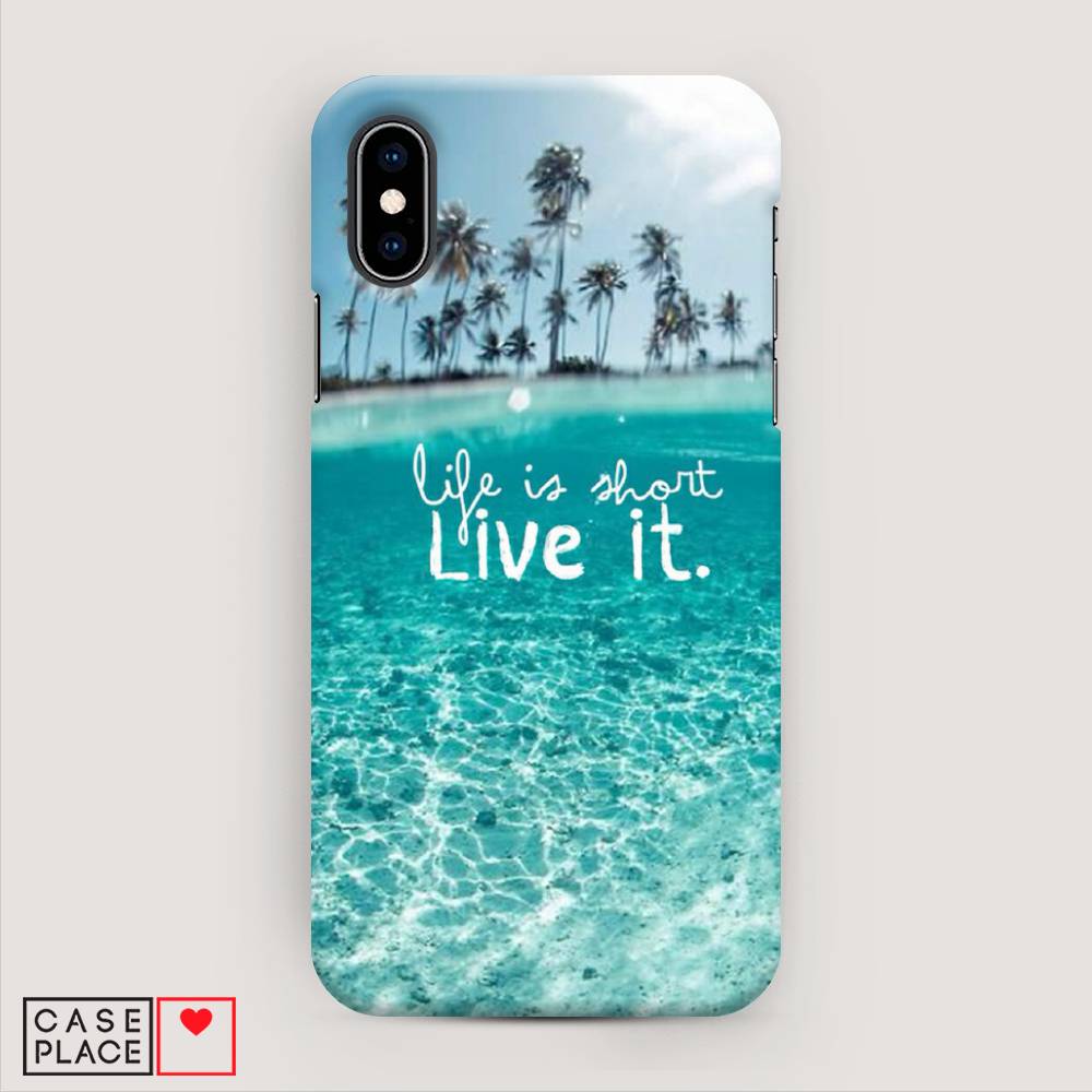 

Пластиковый чехол "Live it" на Apple iPhone XS (10S), 11820-5