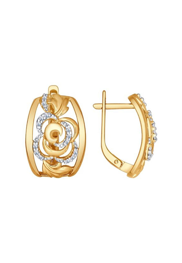 

Серьги из серебра с фианитом SOKOLOV 93020708, 93020708_k