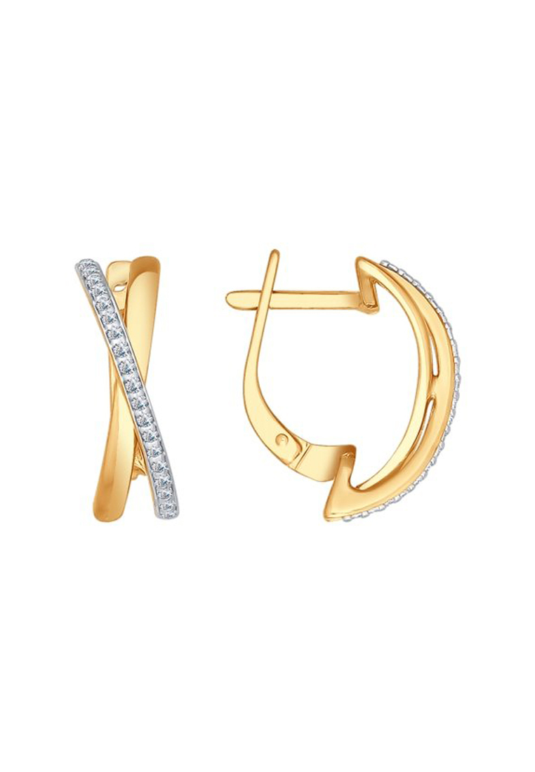 

Серьги из серебра с фианитом SOKOLOV 93020678, 93020678_k