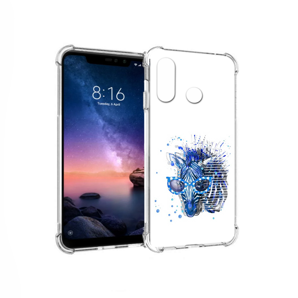 

Чехол MyPads Tocco для Xiaomi Redmi Note 6 расплывчатая зебра (PT118671.310.577), Прозрачный, Tocco
