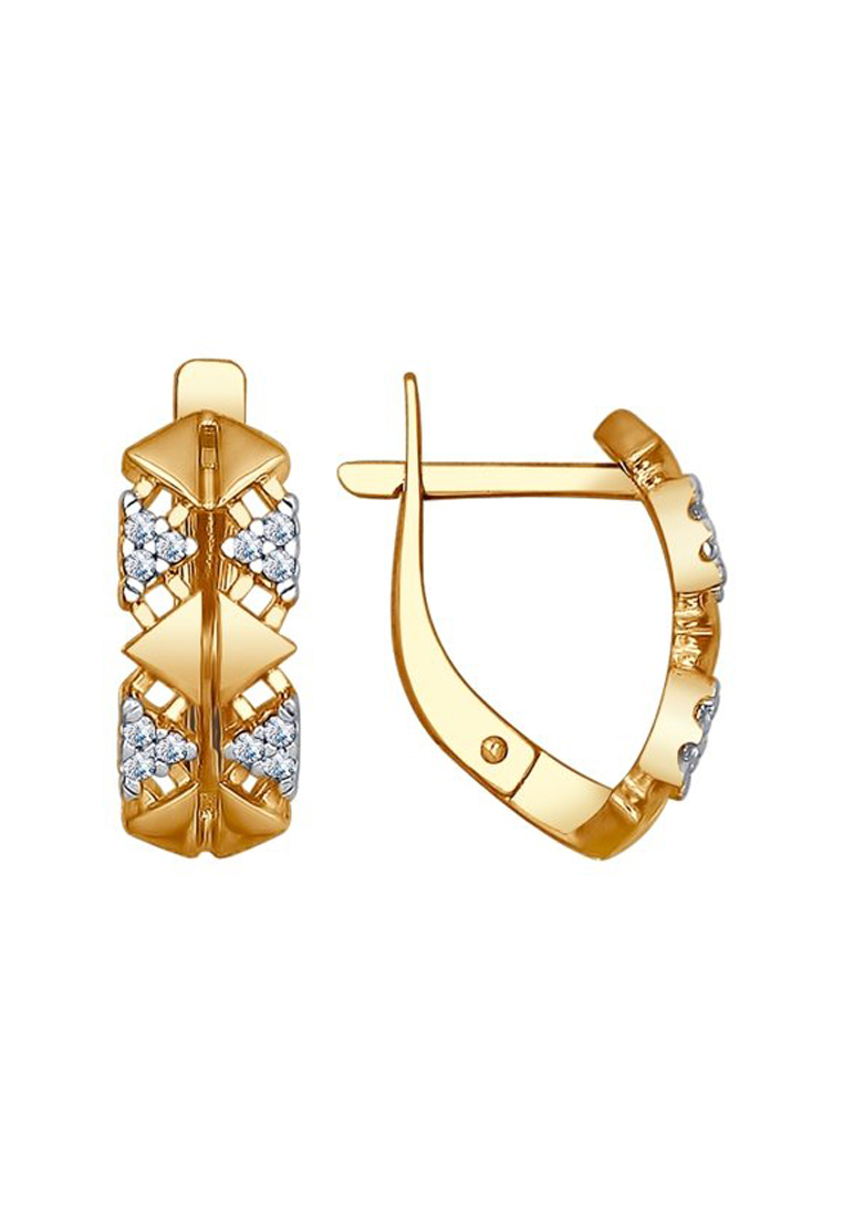 

Серьги из серебра с фианитом SOKOLOV 93020742, 93020742_k