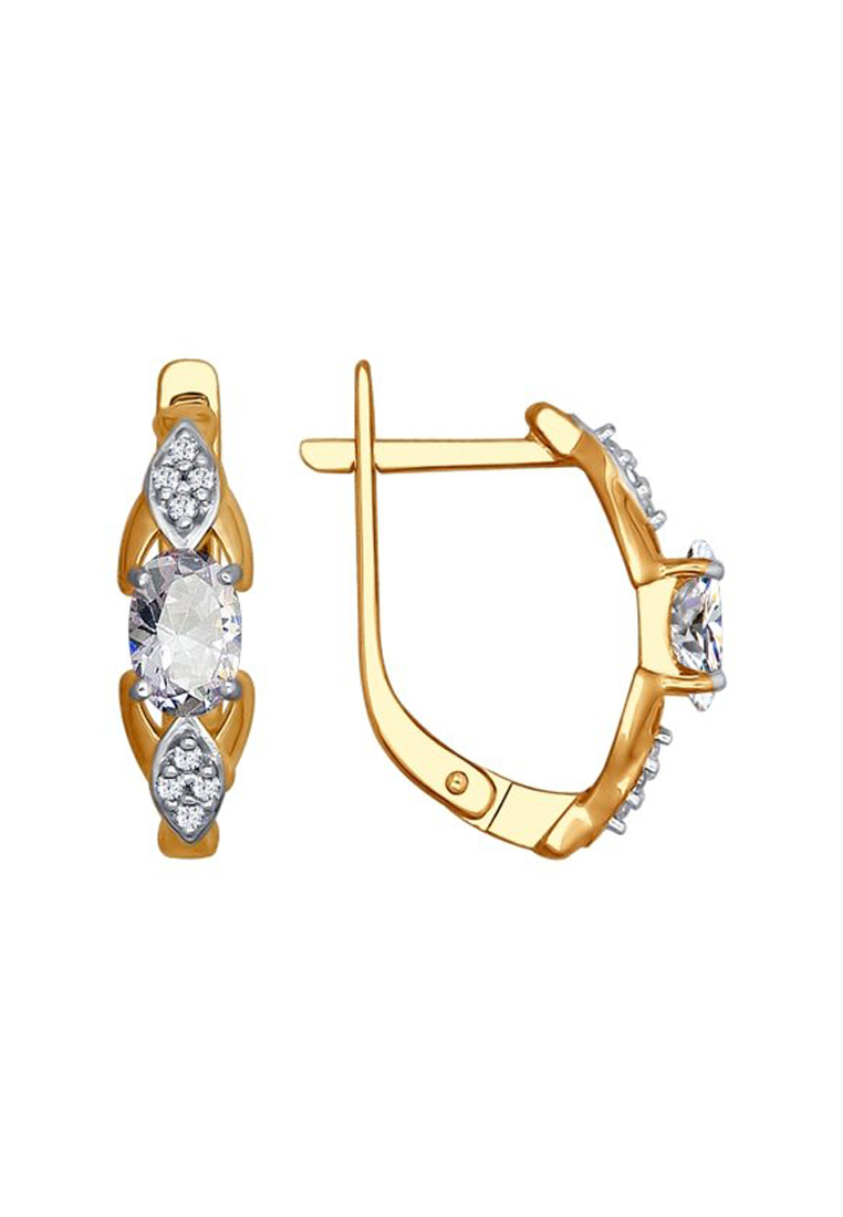 

Серьги из серебра с фианитом SOKOLOV 93020723, 93020723