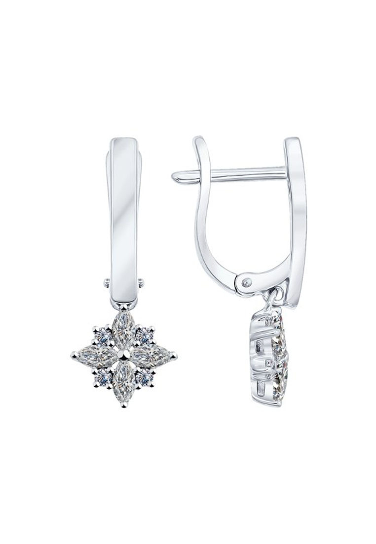 

Серьги из серебра с фианитом SOKOLOV 94021947, 94021947_k