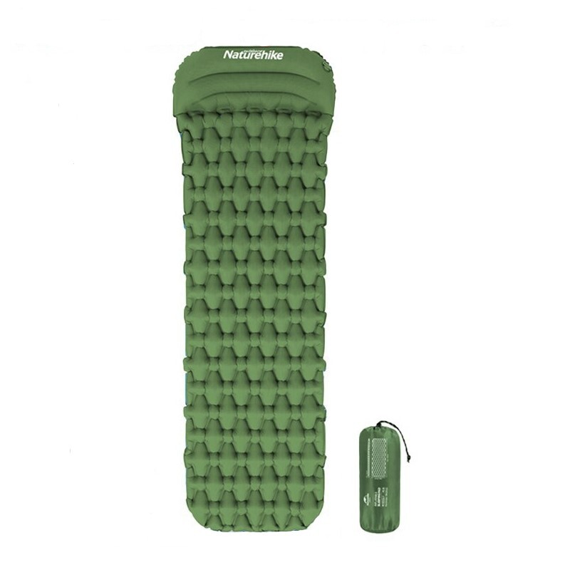 Туристический надувной матрас Naturehike NH19Z012-P 6927595737750, зеленый