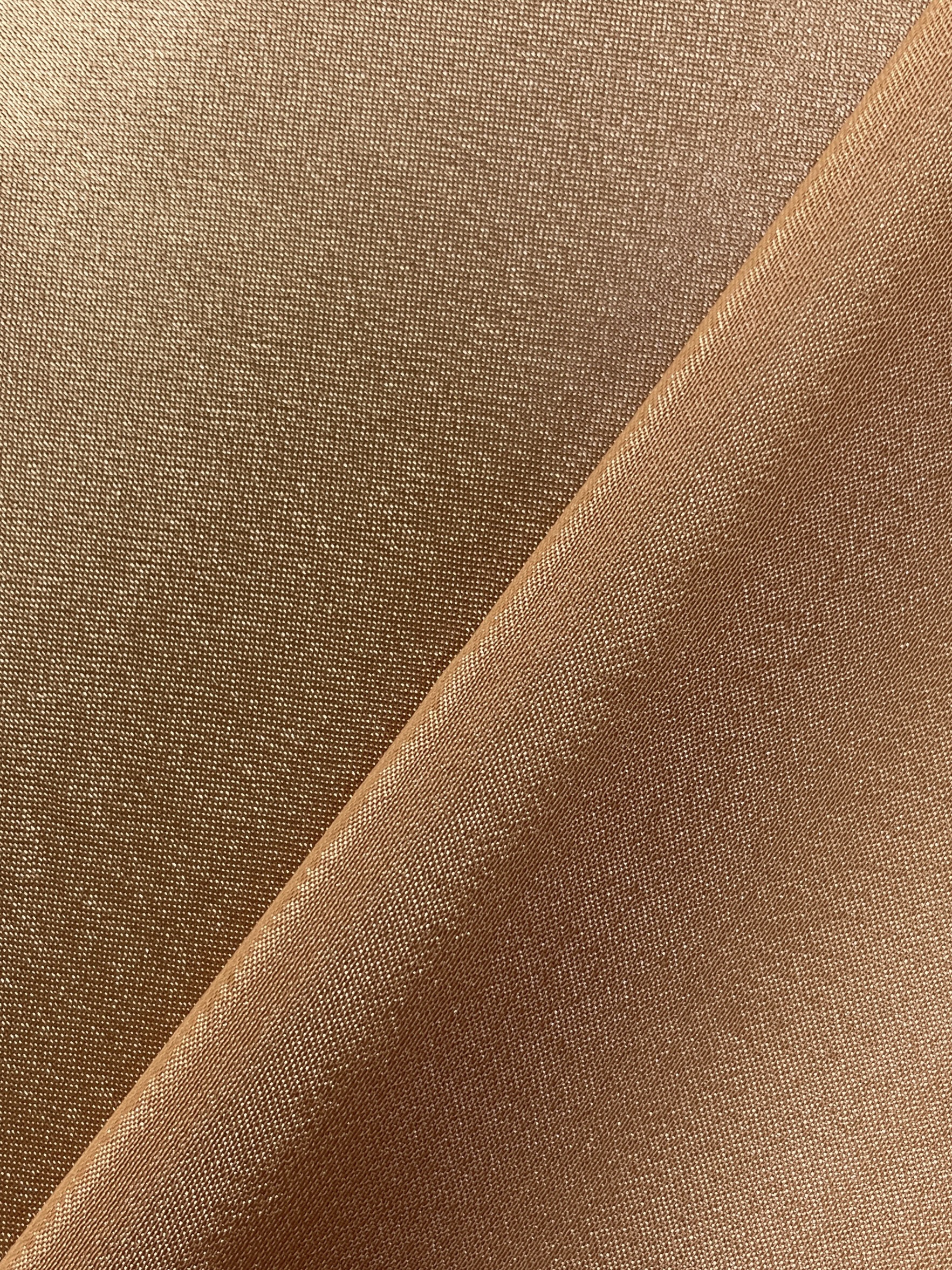 

Ткань креп сатин, какао-66, Коричневый