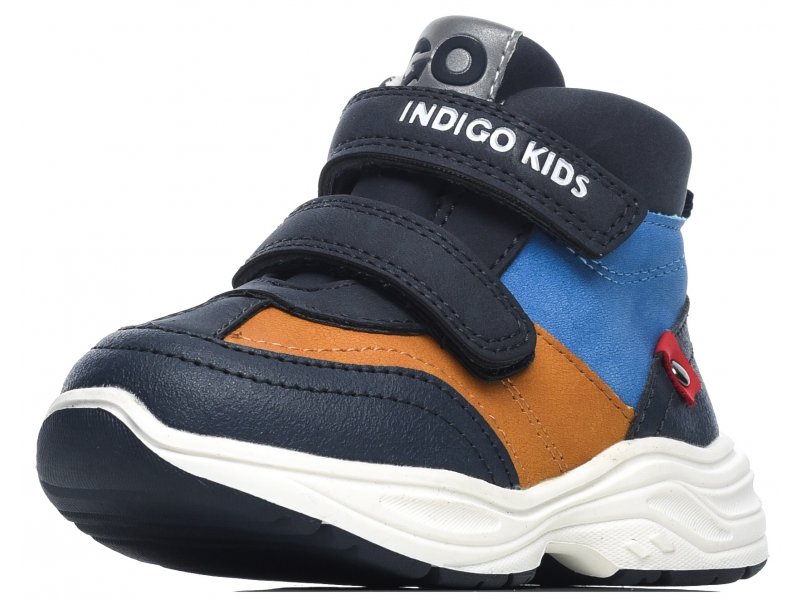 

Ботинки для мальчика Indigo kids сине-рыжие р 23, 55-0003B/12