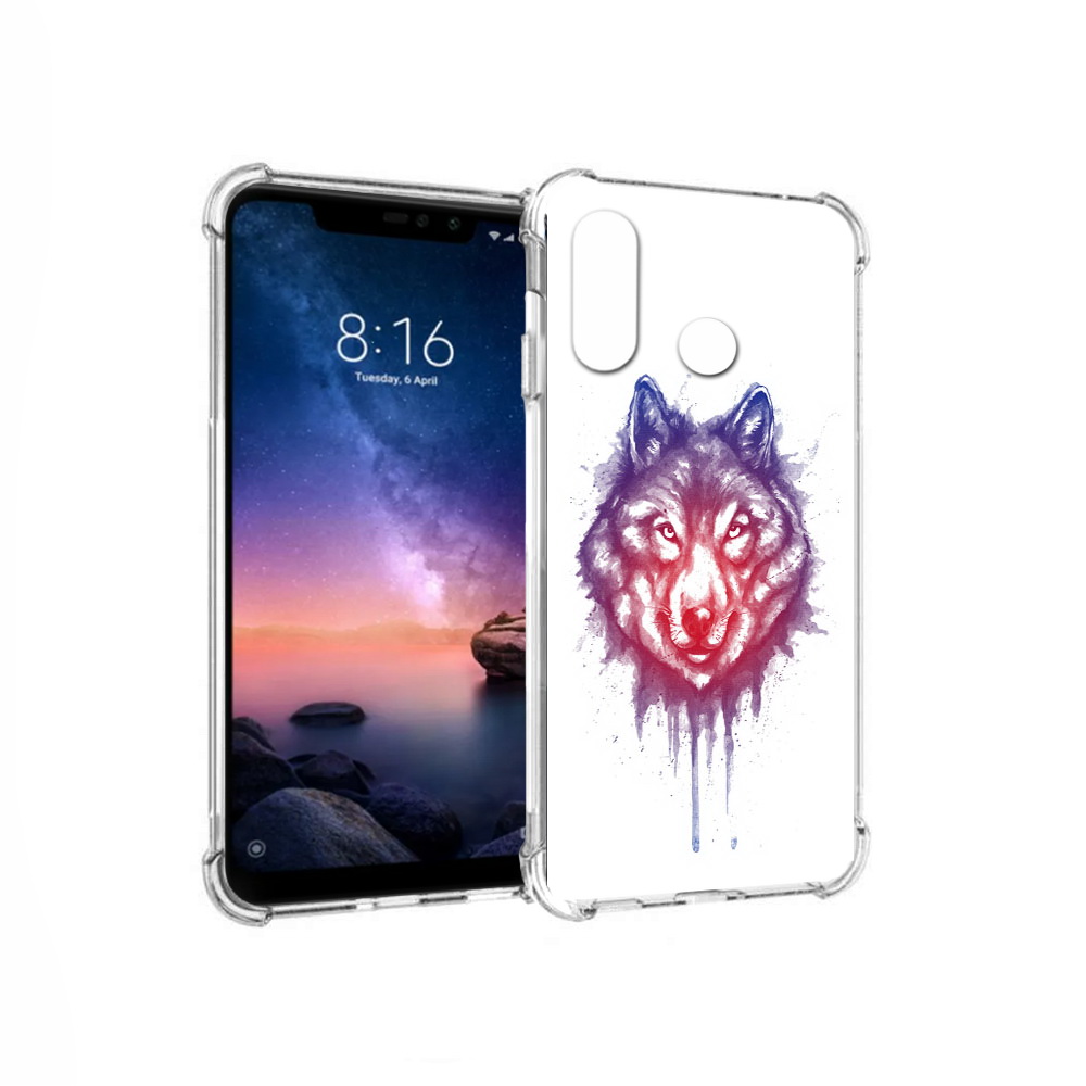 Чехол MyPads Tocco для Xiaomi Redmi Note 6 пушистый волк (PT118671.310.561)