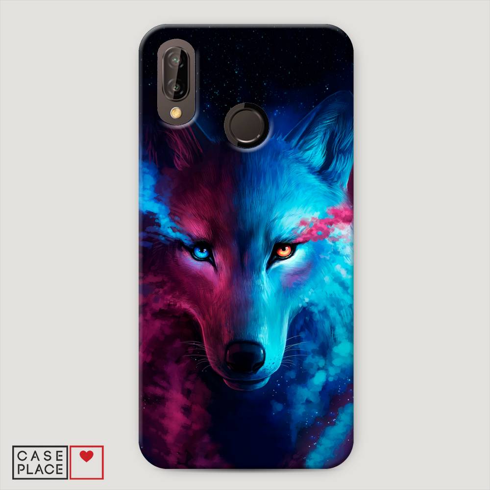 

Чехол Awog "Волшебный волк" для Huawei Nova 3E, 65620-1