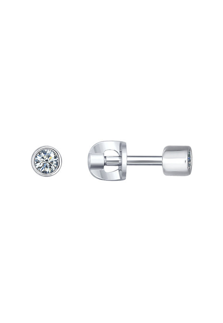 

Серьги из серебра с фианитом SOKOLOV 94021526, 94021526_k