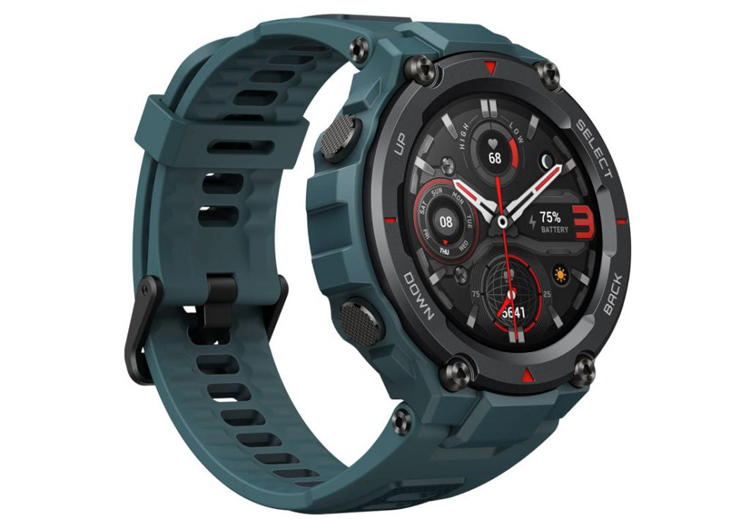 фото Смарт-часы amazfit t-rex pro, steel blue