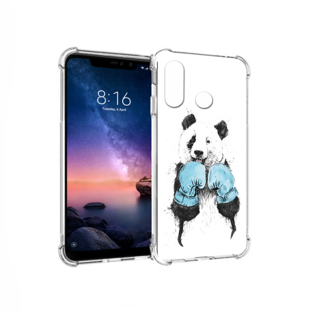 

Чехол MyPads Tocco для Xiaomi Redmi Note 6 панда боксер (PT118671.310.531), Прозрачный, Tocco