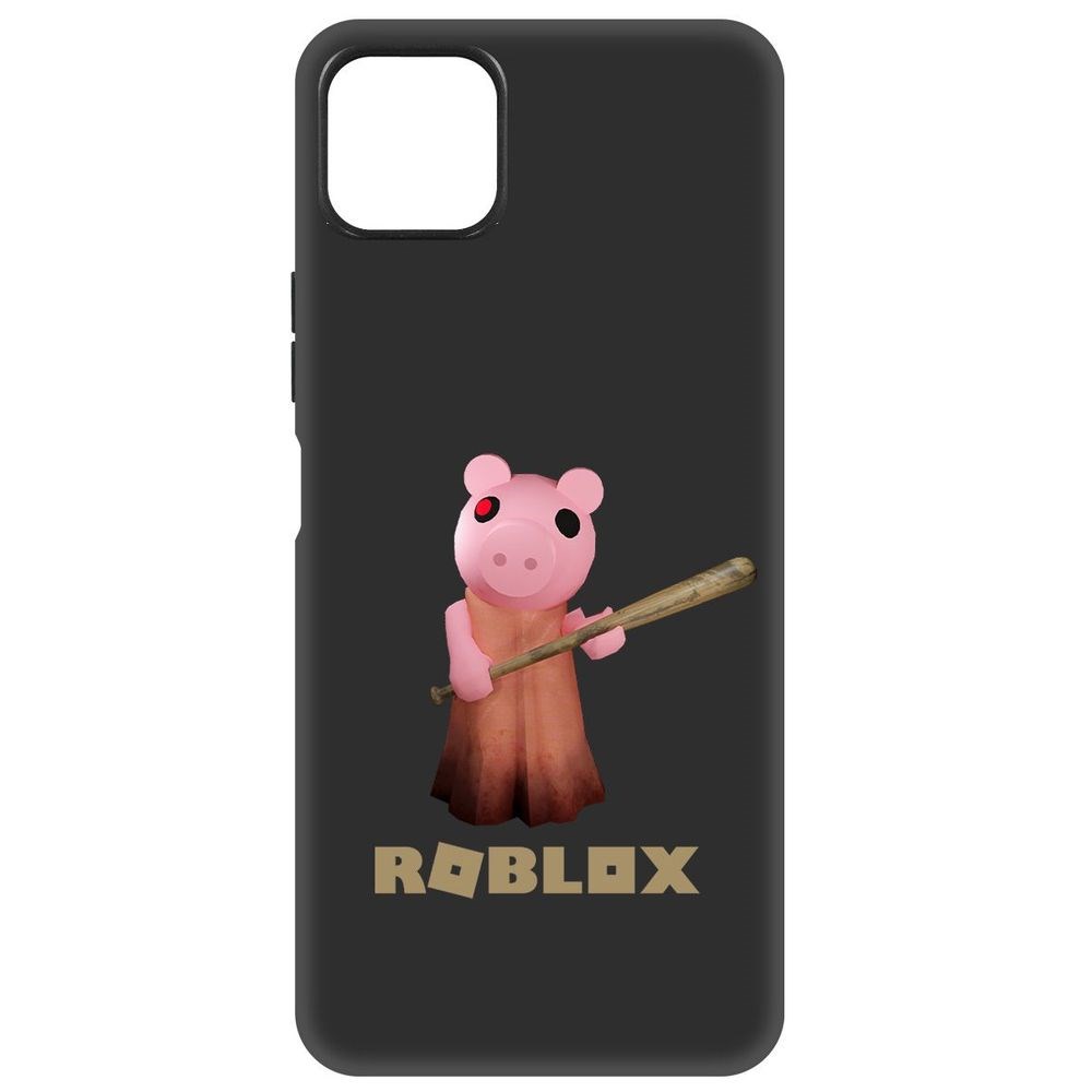 

Чехол-накладка Софт Roblox-Пигги для Wiko T3, Черный
