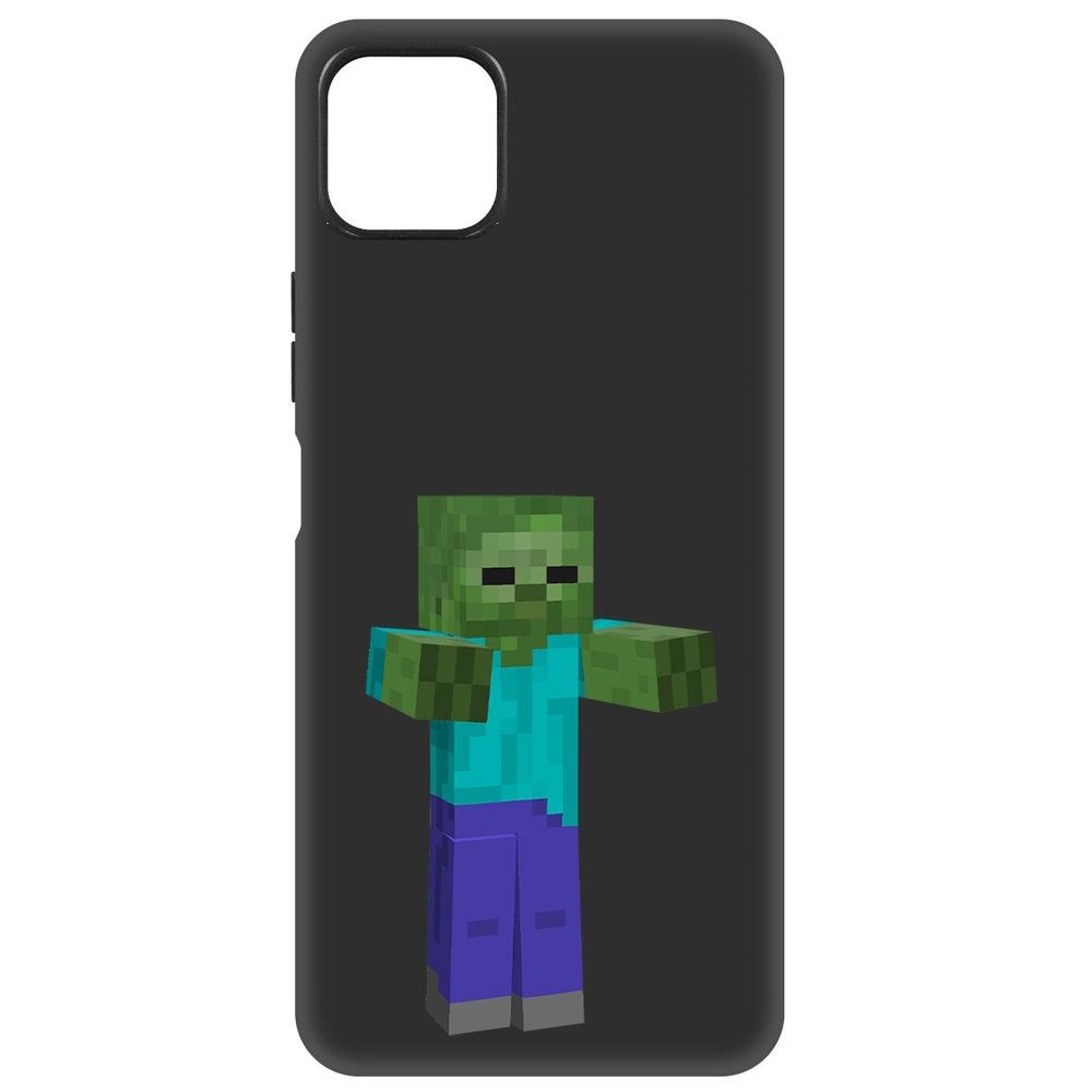 

Чехол-накладка Софт Minecraft-Гигант для Wiko T3, Черный