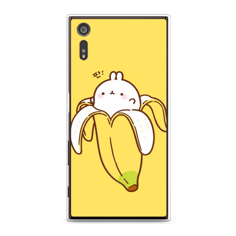 

Чехол Awog на Sony Xperia XZ "Зайчик-бананчик", Разноцветный, 51450-2