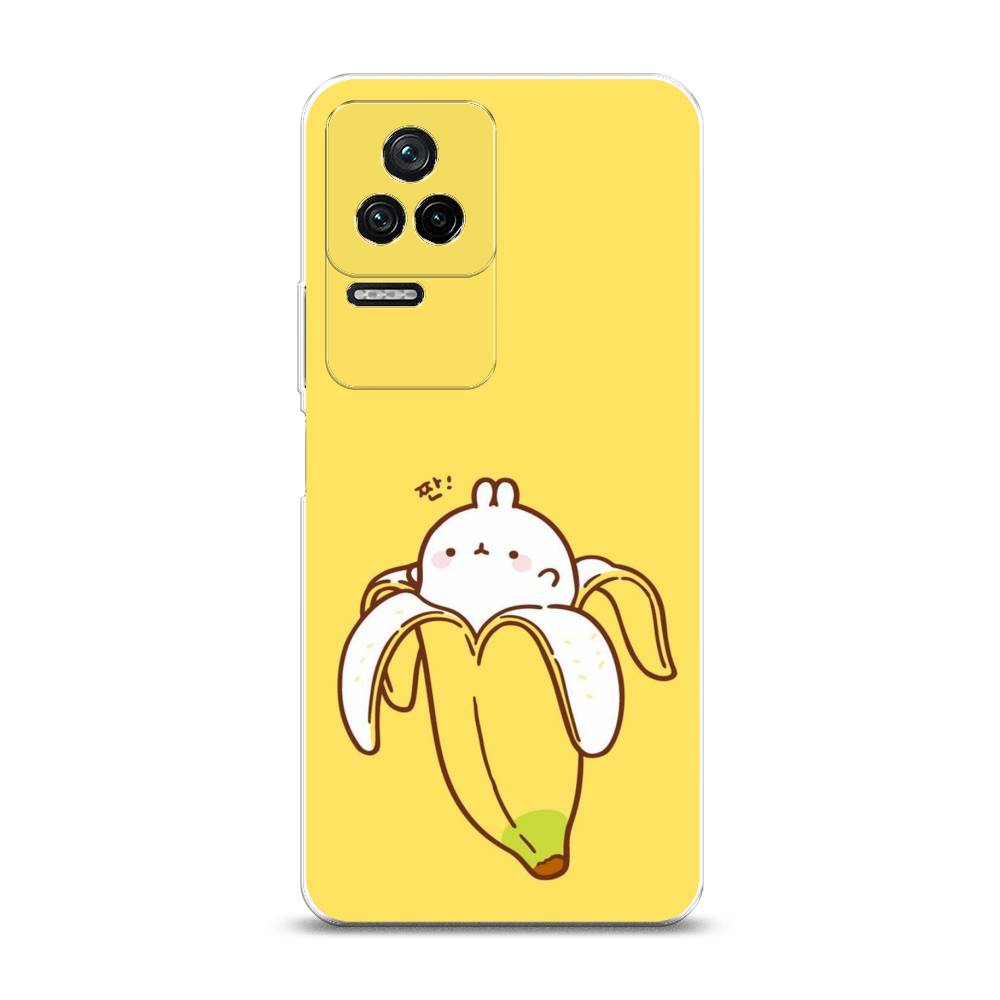 

Чехол Awog на Xiaomi Redmi K40S "Зайчик-бананчик", Разноцветный, 314650-2