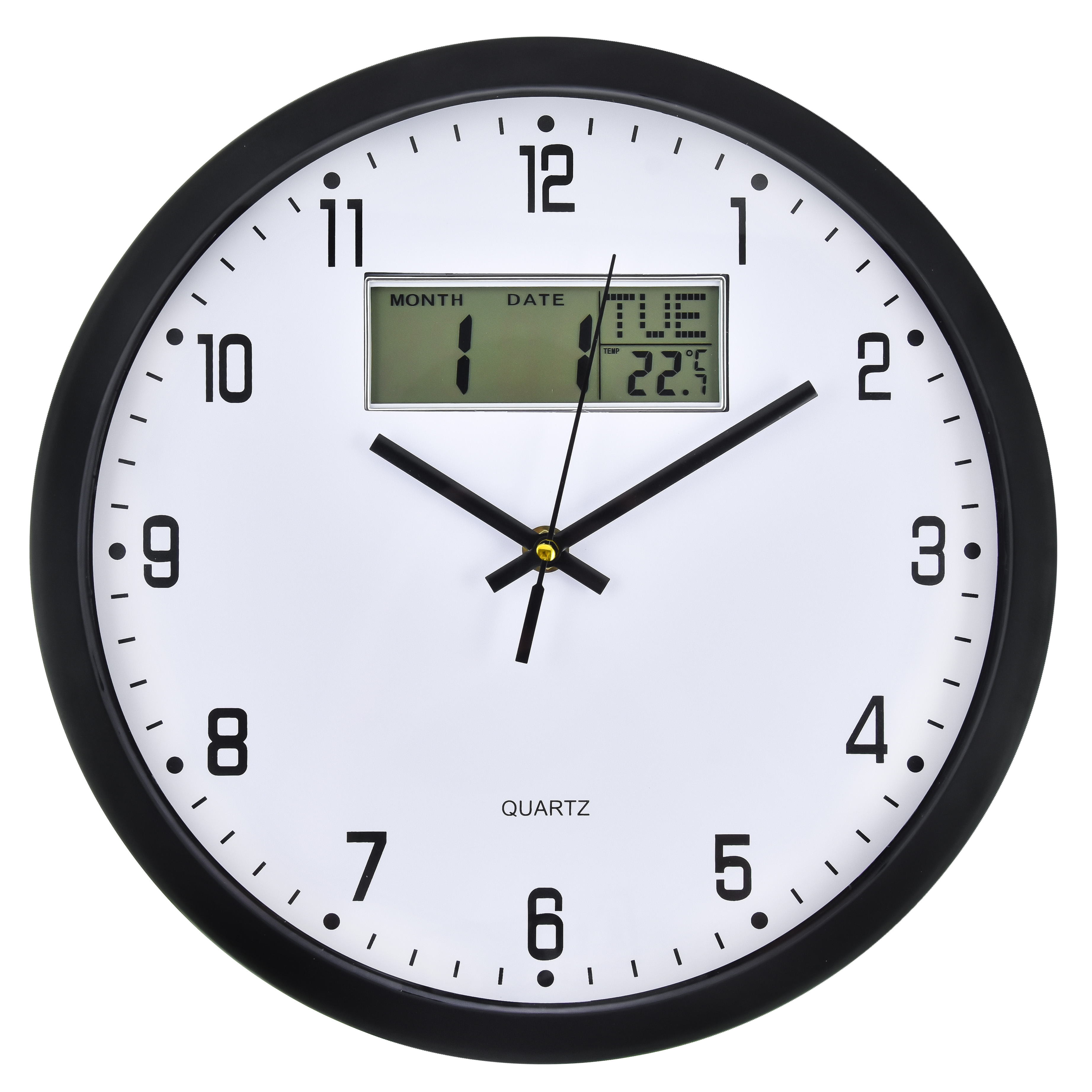 

Интерьерные часы и будильник Atlantis TIME GD-9375 black, GD-9375
