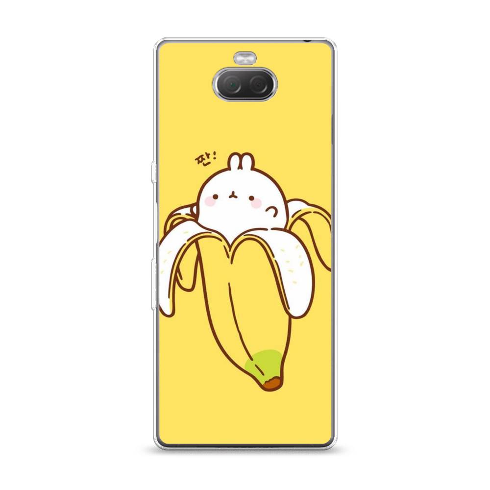 

Чехол Awog на Sony Xperia XA3 "Зайчик-бананчик", Разноцветный, 53750-2