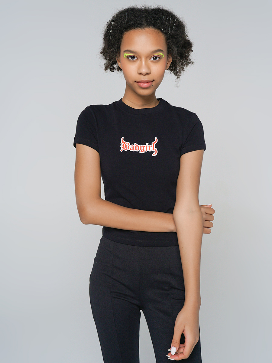 

Футболка женская ТВОЕ 90092 черная XL, 90092