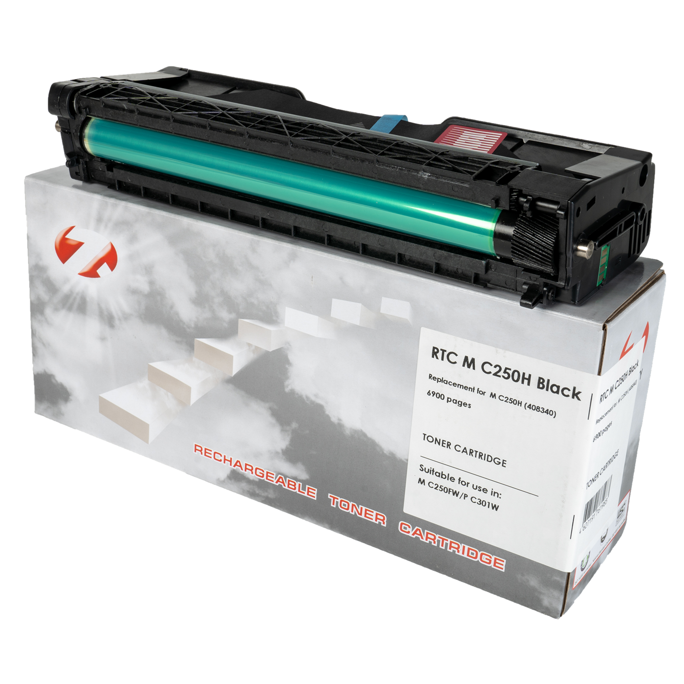 

Тонер-картридж 7Q M C250H 408340 для Ricoh Black, 6900 стр., Черный, 408340