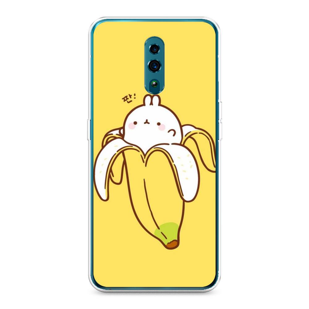 

Чехол Awog на Oppo Reno "Зайчик-бананчик", Разноцветный, 250750-2