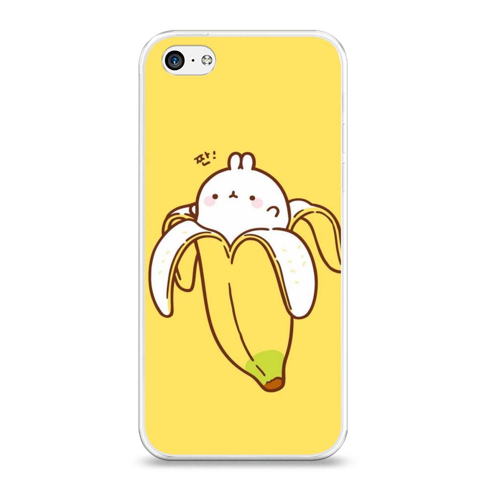 

Чехол Awog на Apple iPhone 5C / Айфон 5C "Зайчик-бананчик", Разноцветный, 10250-2
