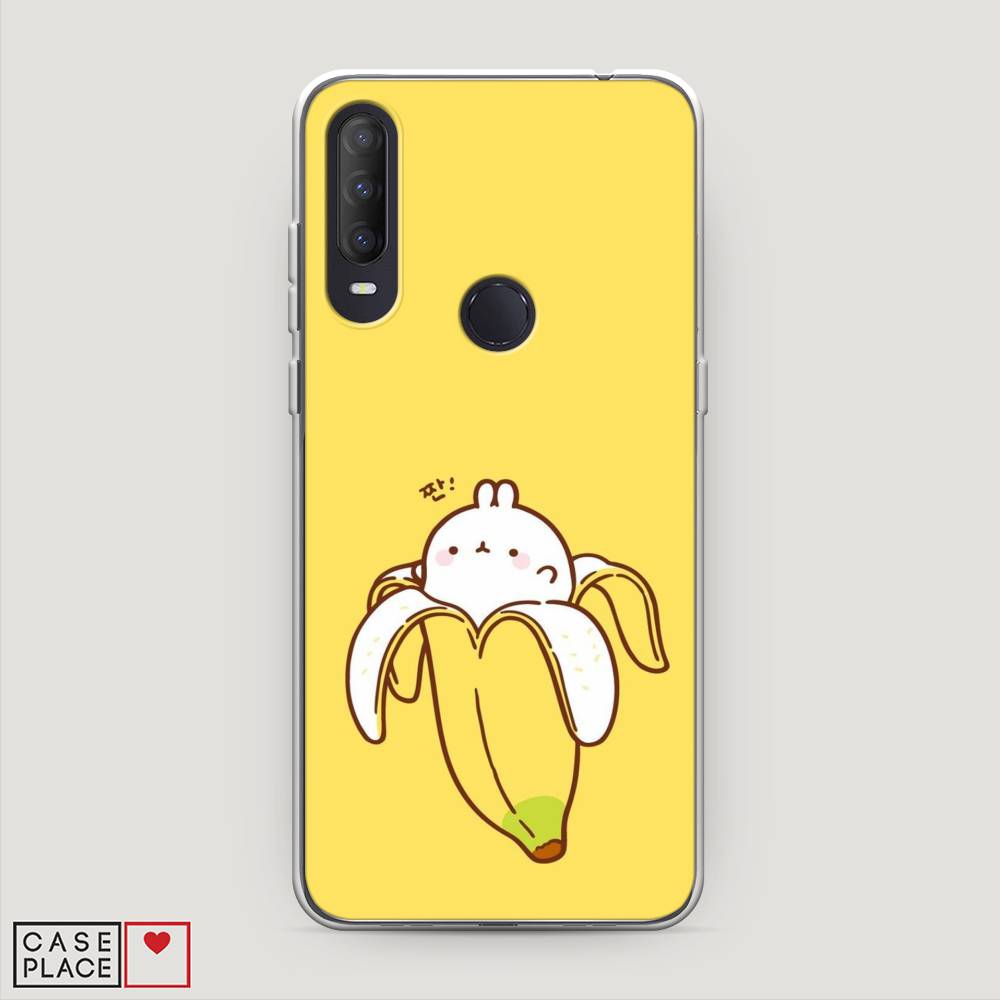 

Чехол Awog на Alcatel 1S (2020) / Алкатель 1S (2020) "Зайчик-бананчик", Разноцветный, 170850-2