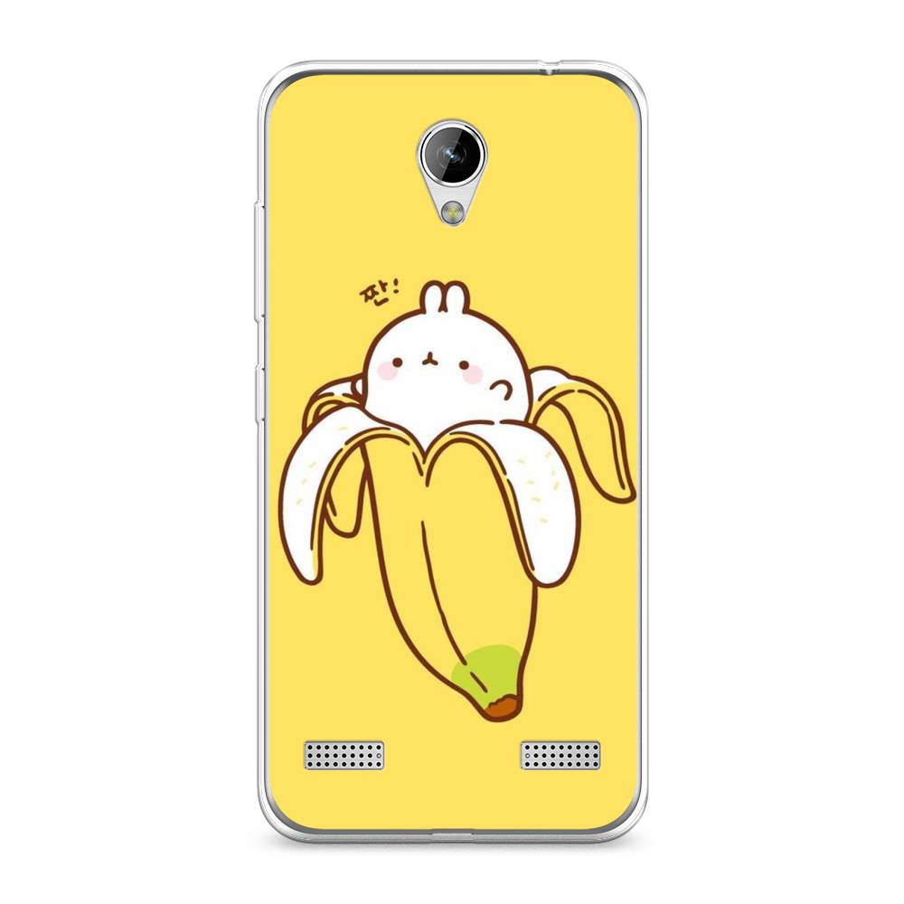 

Чехол Awog на ZTE Blade A520 / ЗТЕ Блэйд A520 "Зайчик-бананчик", 132050-2