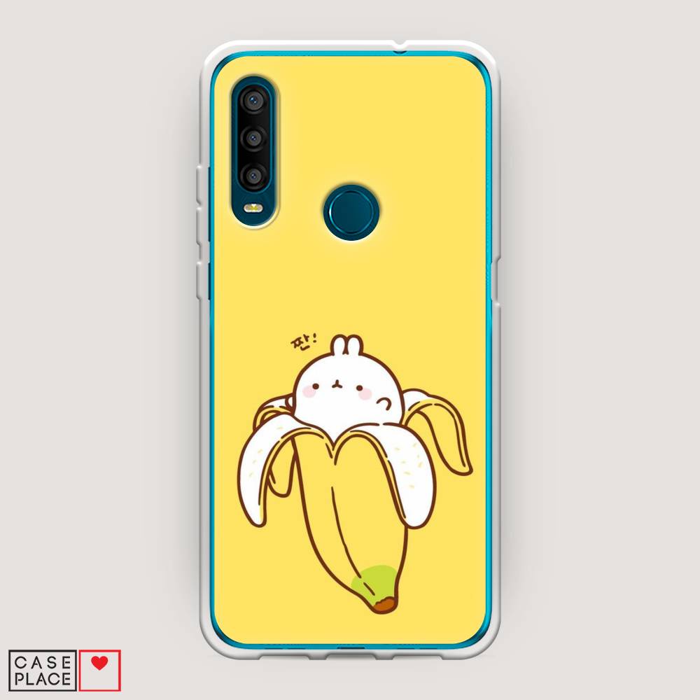 

Чехол Awog на Alcatel 1SE (2020) / Алкатель 1SE (2020) "Зайчик-бананчик", Разноцветный, 171250-2