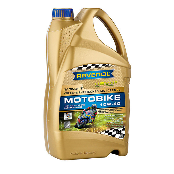 

Моторное масло Ravenol Racing 4-T Motobike 10W40 SN, Ravenol 117110600401999