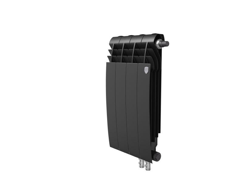 

Биметаллический радиатор Royal Thermo BiLiner 500 4 секции черный (НС-1196684), Biliner 500