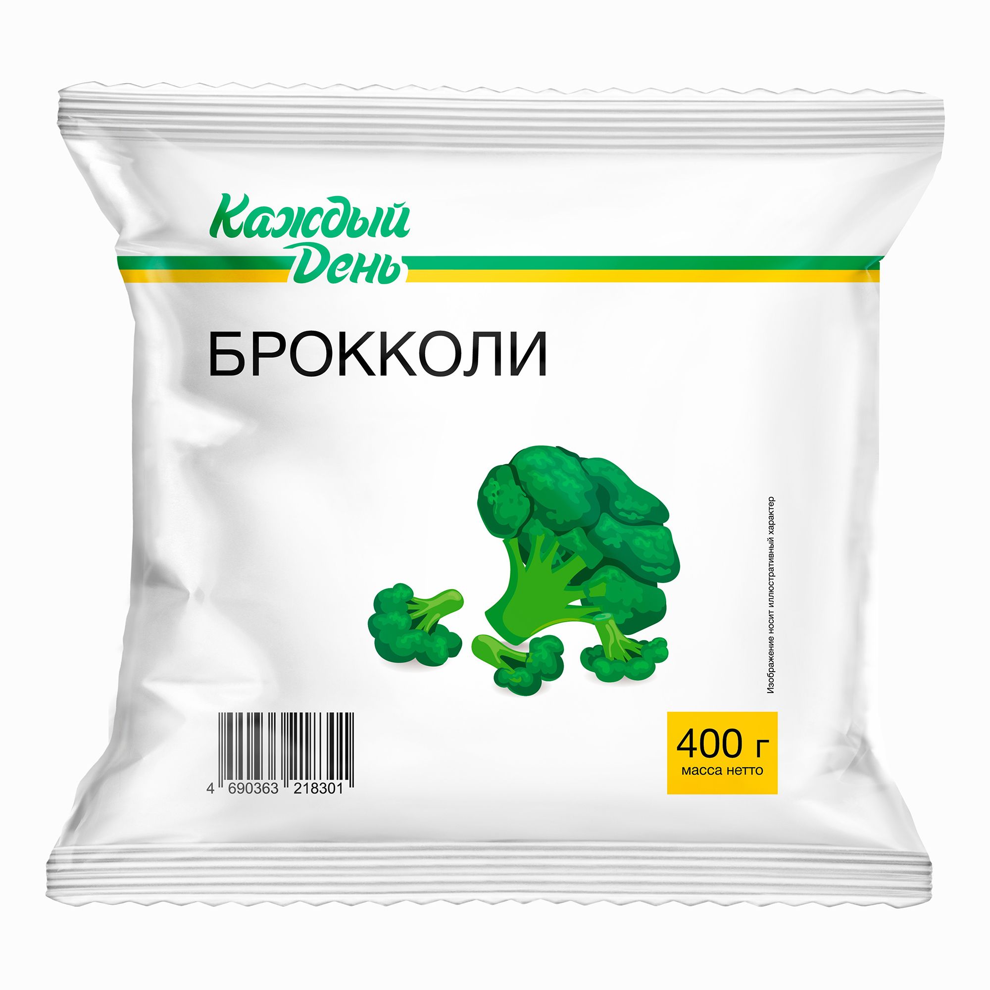 

Капуста брокколи Каждый День замороженная 400 г
