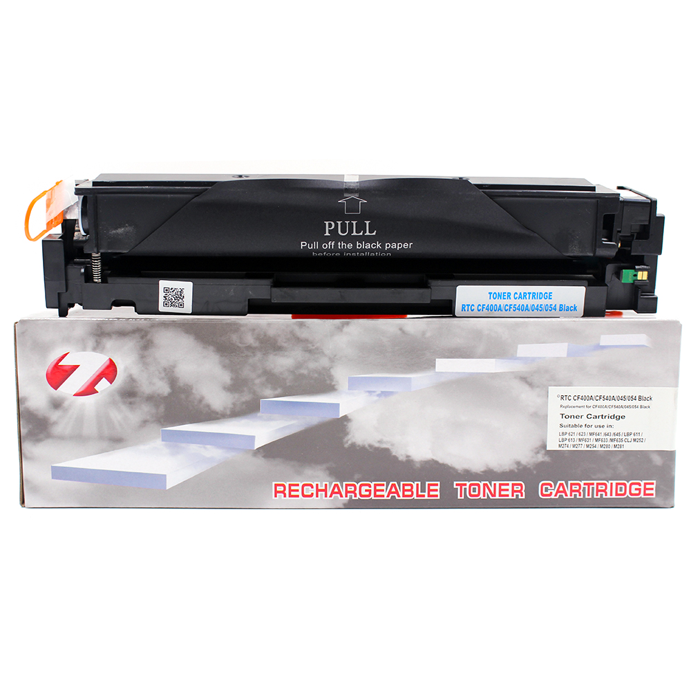 

Тонер-картридж 7Q CF400A, CF540A, 045K, 054K для HP, Canon Black, 1500 стр., Черный, CF400A