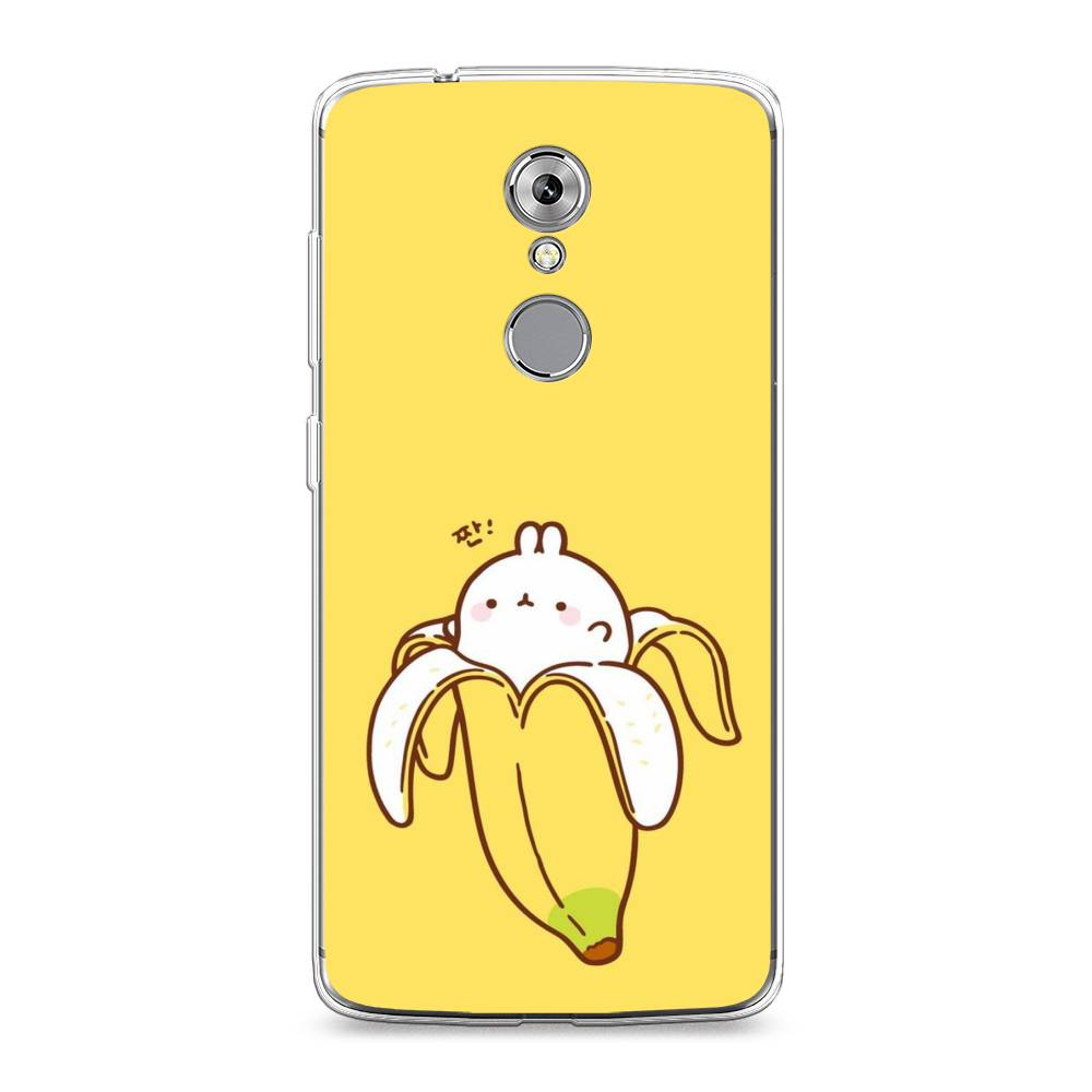 

Чехол Awog на ZTE Axon 7 / ЗТЕ Axon 7 "Зайчик-бананчик", Разноцветный, 131450-2