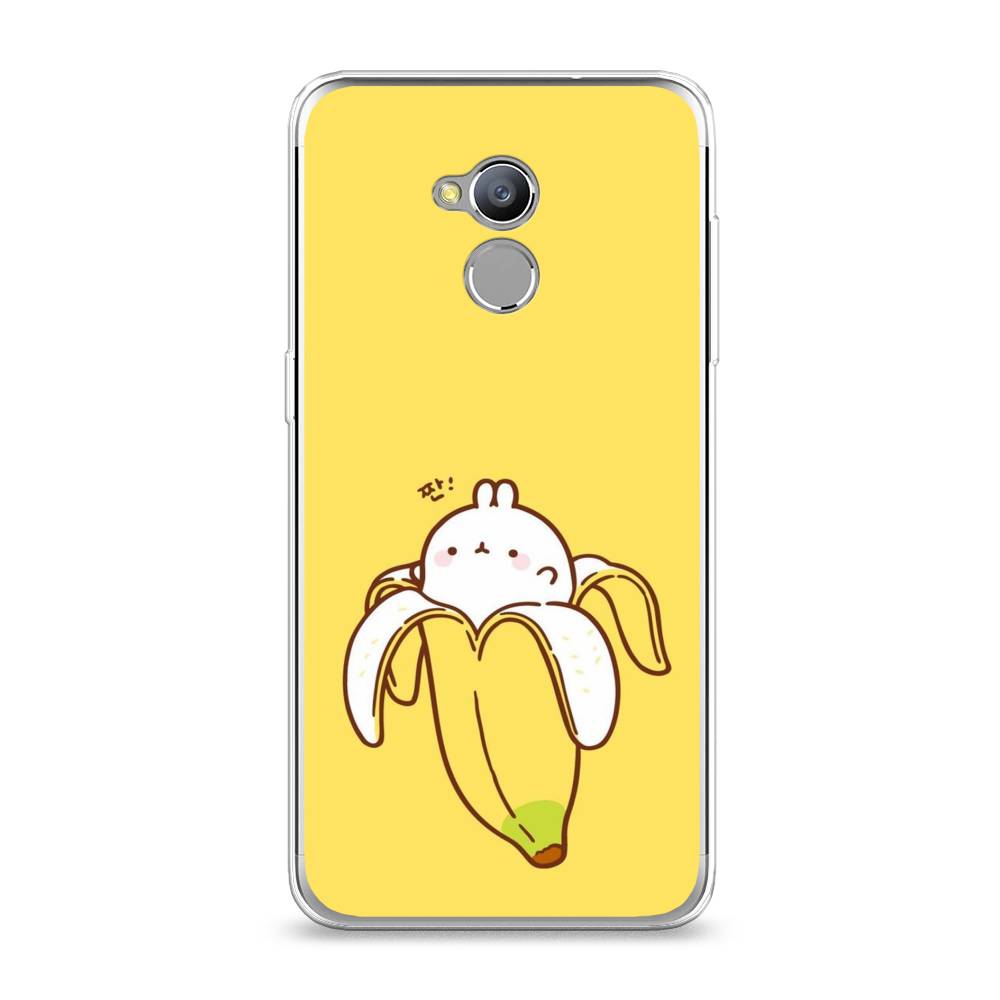 

Чехол Awog на ZTE Blade V7 Lite / ЗТЕ Блэйд V7 Lite "Зайчик-бананчик", 130450-2