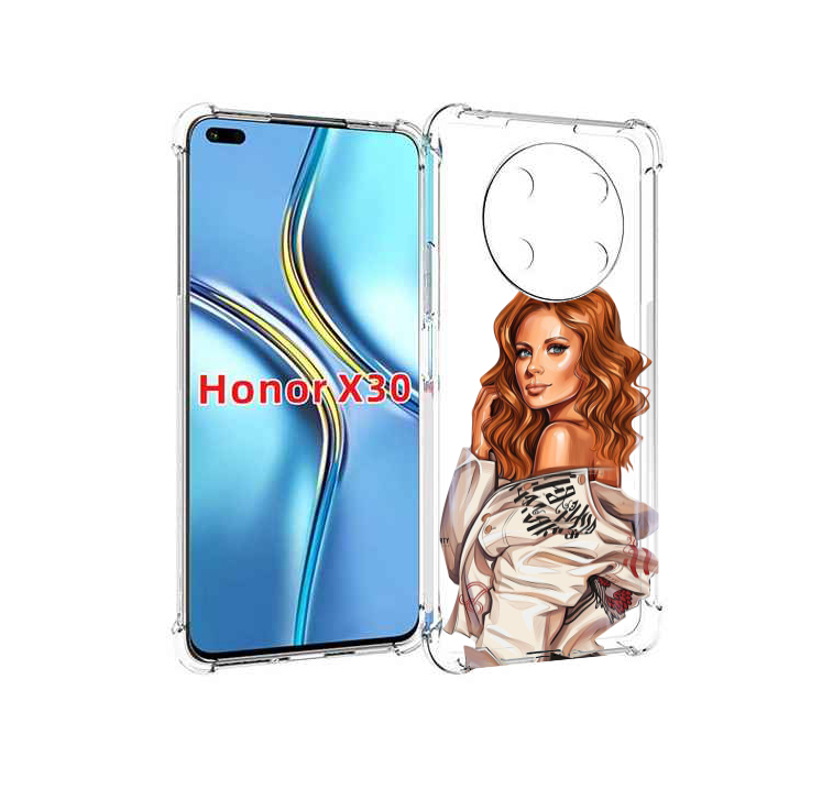 

Чехол MyPads Бежевая-куртка женский для Honor X30 / Magic4 Lite 5G, Прозрачный, Tocco