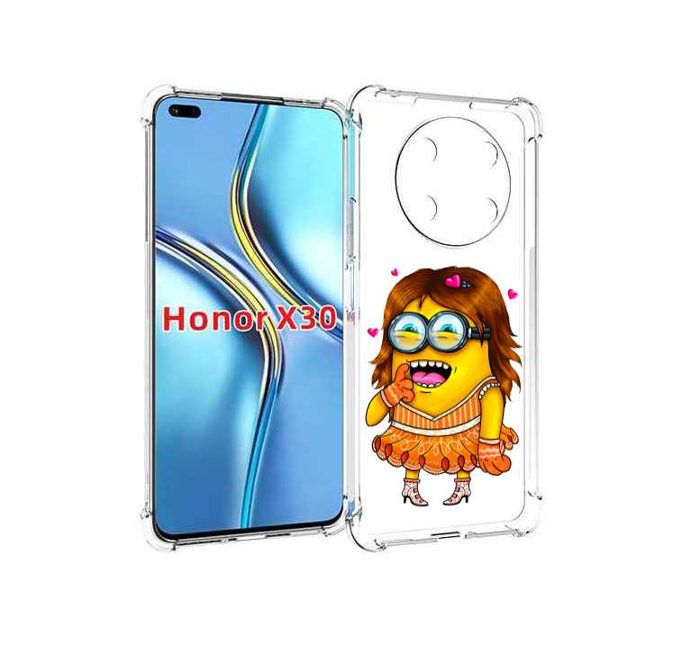

Чехол MyPads Миньон девочка для Honor X30 / Magic4 Lite 5G, Прозрачный, Tocco