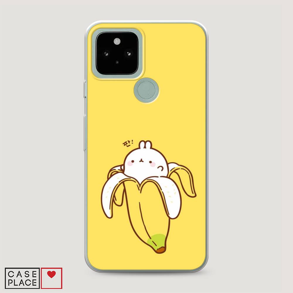 

Чехол Awog на Google Pixel 5 "Зайчик-бананчик", Разноцветный, 270750-2