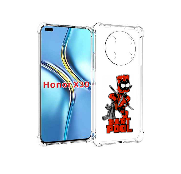 

Чехол MyPads Барт-Пул для Honor X30 / Magic4 Lite 5G, Прозрачный, Tocco