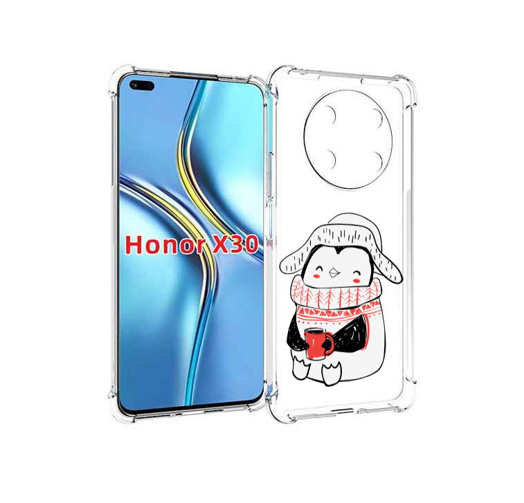 

Чехол MyPads Милый пингвин для Honor X30 / Magic4 Lite 5G, Прозрачный, Tocco