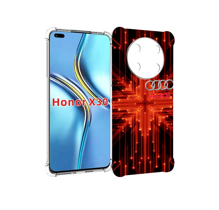 

Чехол MyPads Ауди-на-неоновом-фоне для Honor X30 / Magic4 Lite 5G, Прозрачный, Tocco