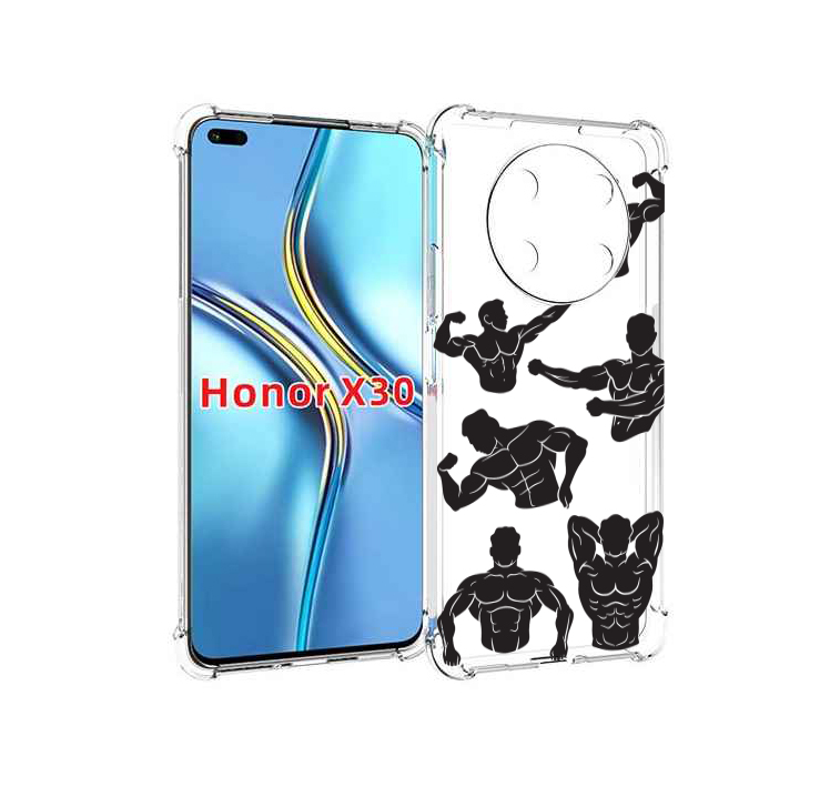 

Чехол MyPads Атлет мужской для Honor X30 / Magic4 Lite 5G, Прозрачный, Tocco